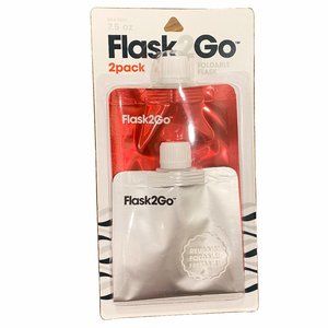 Flask2Go - Reusable Foldable Freezable Flask